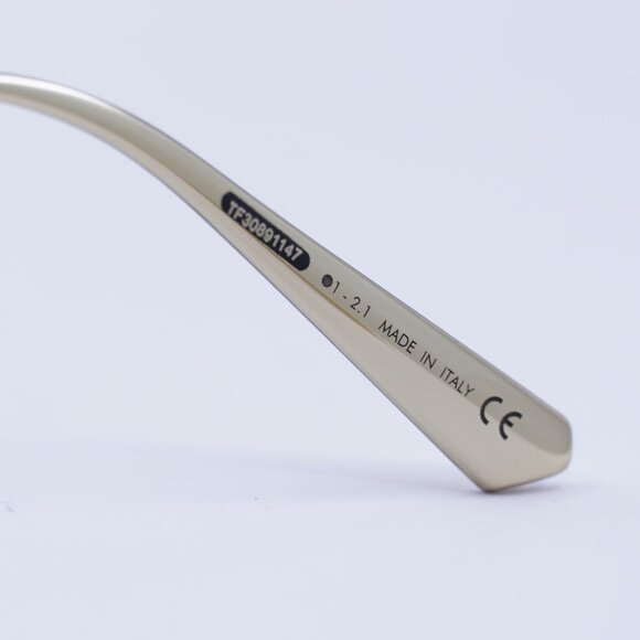 Dior MISSDIOR B1U B0B0 Sunglasses Gold Cat Eye Frame, Blue Lenses - Picture 10 of 11